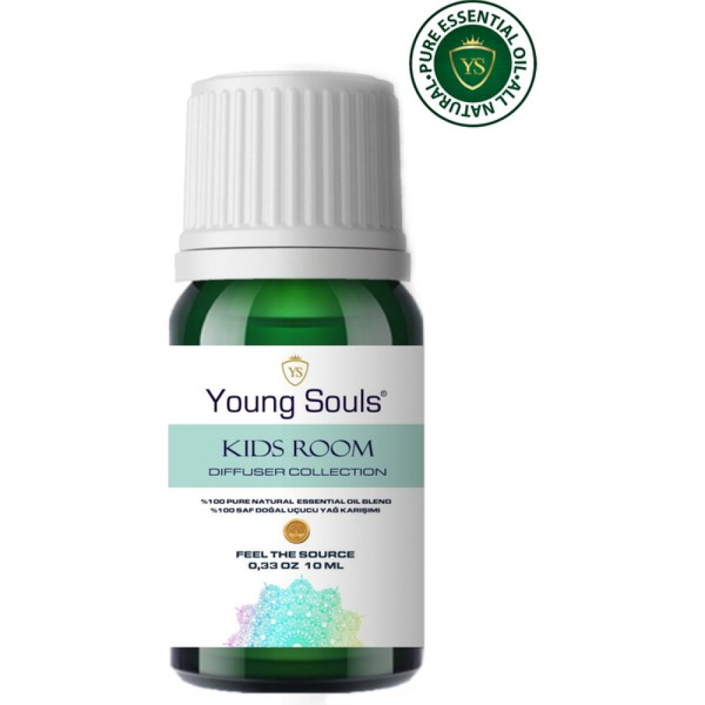 Young Souls Aromatherapy Kids Room Essential Oil Blend Çocuk Odası Difüzör Uçucu Yağ Karışımı 10 ml Nemlendiriciler Fiyatı