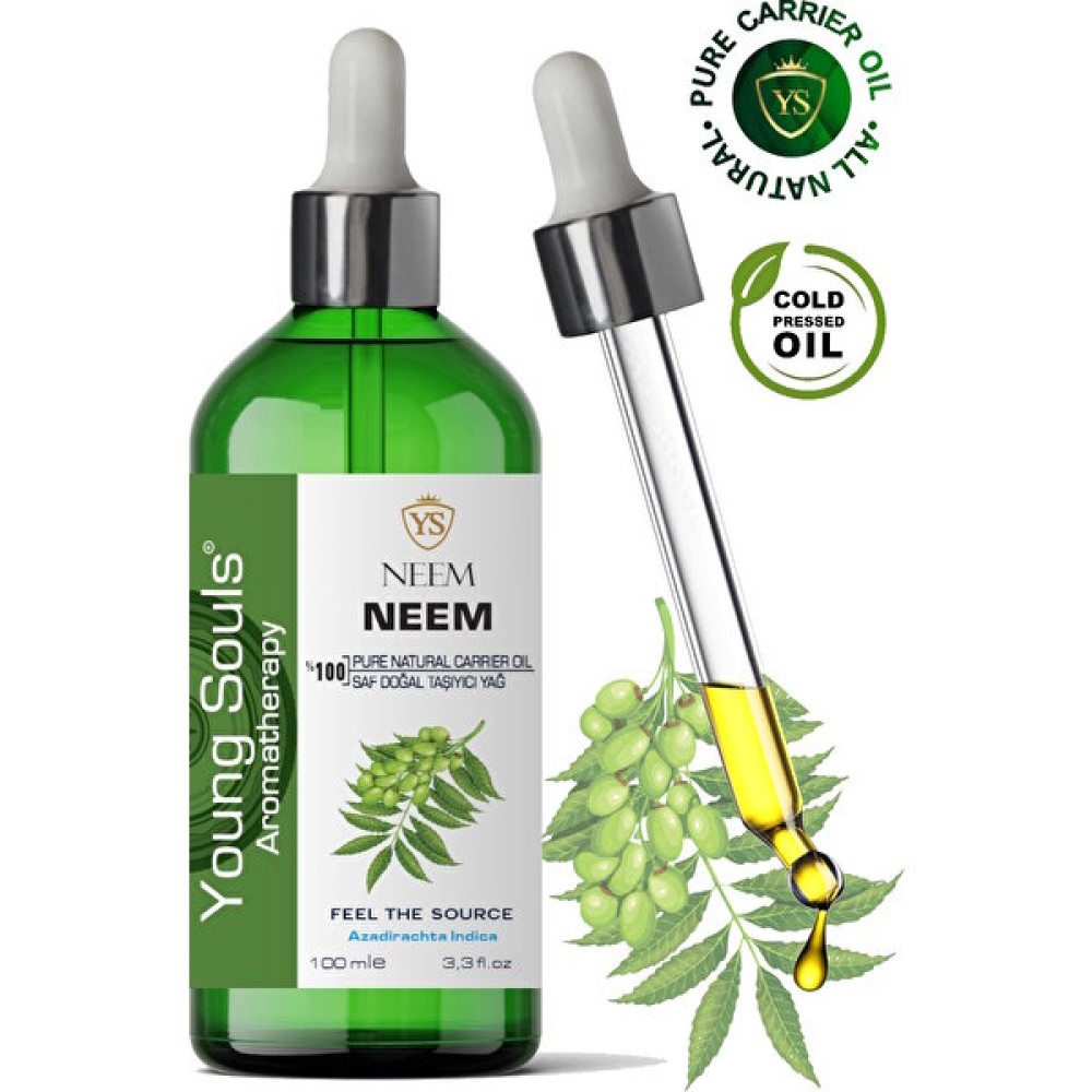 Young Souls Aromatherapy Neem Carrier Oil ( Cold Pressed ) Bitkisel Taşıyıcı Yağ ( Soğuk Sıkım ) 100 ml Nemlendiriciler Fiyatı