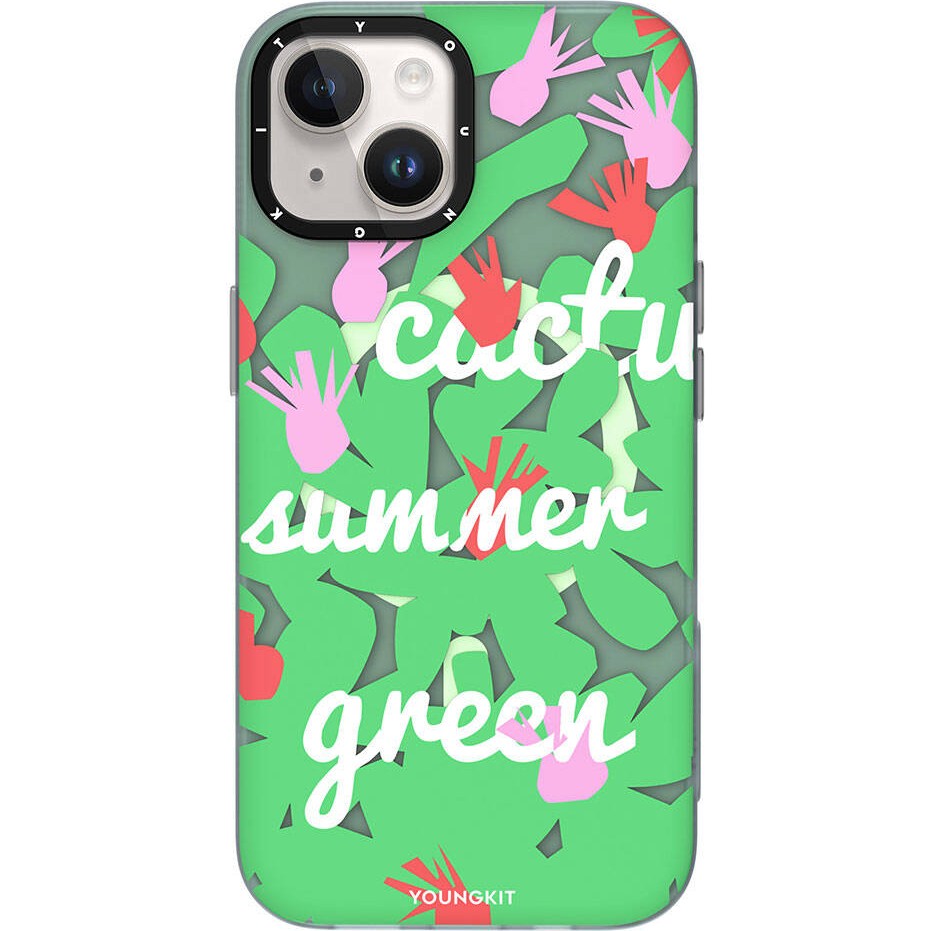 YoungKit iPhone 14 Uyumlu Kılıf Magsafe Şarj Özellikli Youngkit Fruity Flavour Serisi Yeşil Cep Telefonu Kılıfı Fiyatı