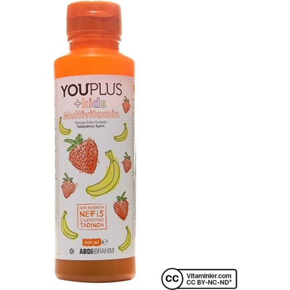 Youplus +Kids Multivitamin 200 ml - 1 Sağlık / Diyet Fiyatı