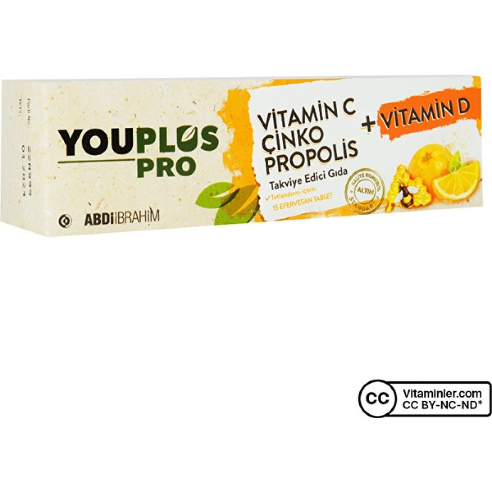 Youplus Pro 15 Efervesan Tablet - Portakal Sağlık / Diyet Fiyatı