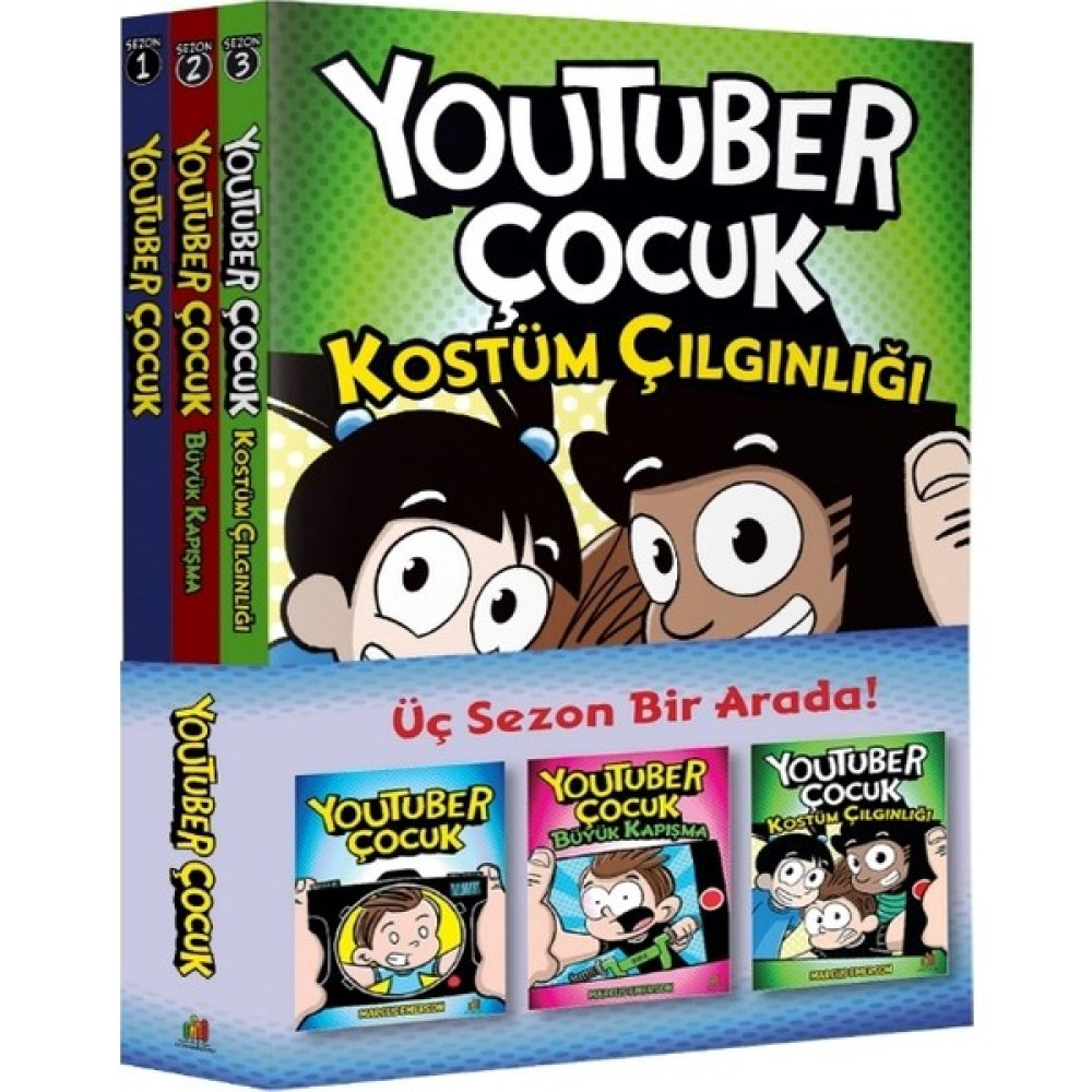 Youtuber Çocuk 3 Kitap Set Çocuk Roman Fiyatı