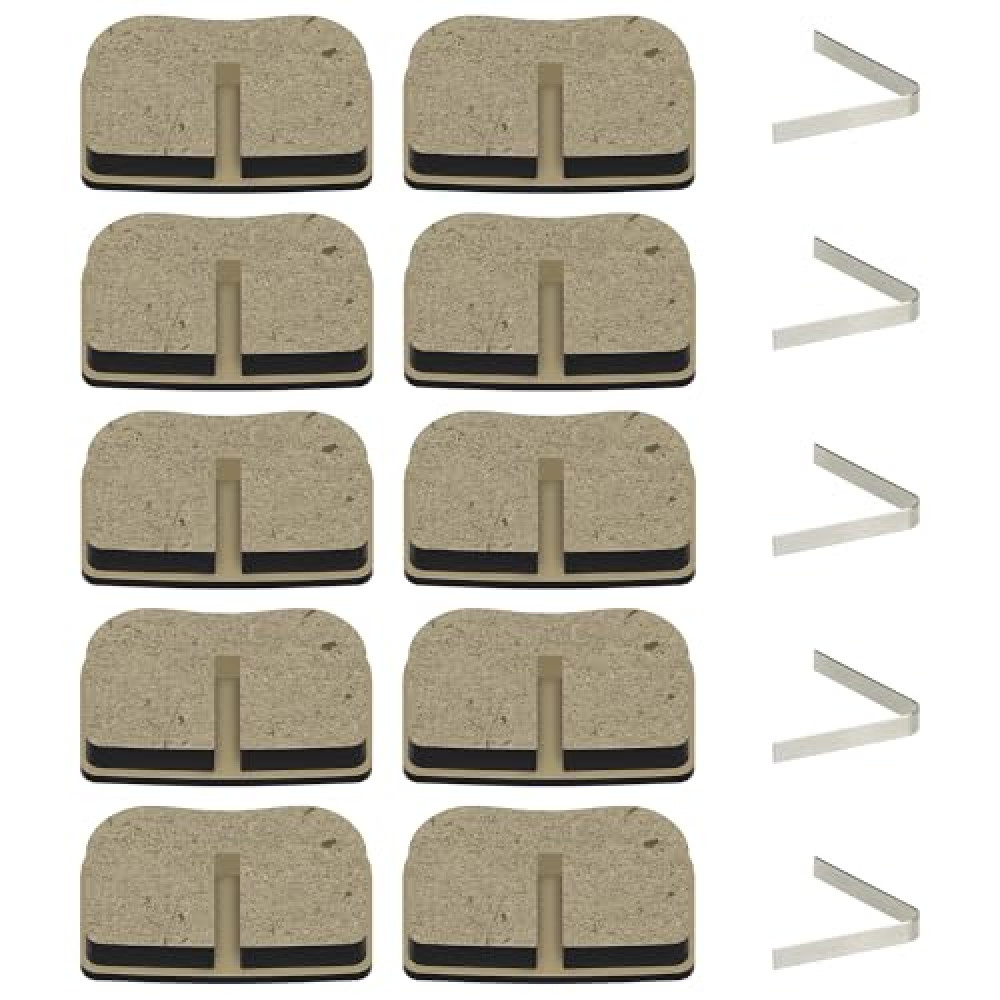 YOXUFA Mini Bike Brake Pads for Coleman CT100U CC100X Baja Doodlebug DB30 Motovox MBX10 MBX11 Monster Moto mmb80 mmb105 Predator 79cc 97cc 100cc Engine 49cc 50cc SYX Pocket Dirt Bike ATV Parts