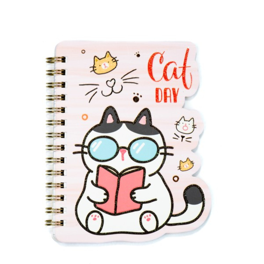 Yoyoso Sevimli Kedi A6 Çizgili Defter Pembe Not Defteri & Bloknot Fiyatı