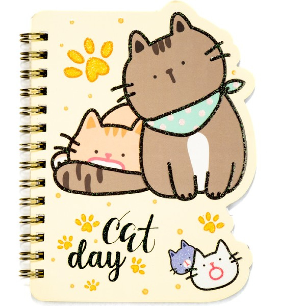 Yoyoso Sevimli Kedi A6 Çizgili Defter Yeşil Not Defteri & Bloknot Fiyatı