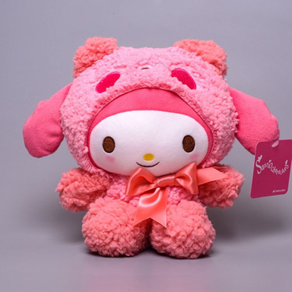 YQ 3'lü 23CM Kuromi Melody Cinnamoroll Peluş Oyuncak Seti (Yurt Dışından) - Beyaz - Pembe Peluş Oyuncaklar Fiyatı