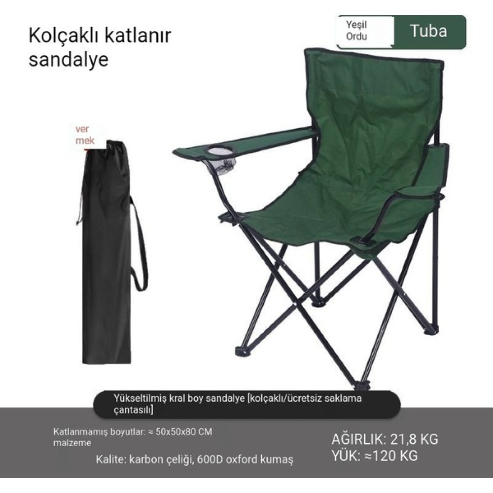YQ Açık Katlanır Sandalye Kamp Taşınabilir Masa ve Sandalye Kamp Ekipmanları Kol Sandalye Hafif Balıkçılık Katlanır Tabure Plaj Sandalyesi (Yurt Dı... Kamp Sandalyesi Fiyatı