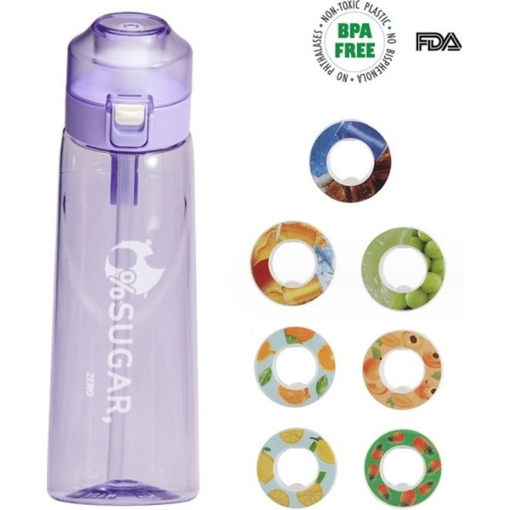 YQ Hilker Tritan Kokulu Su Bardağı 650ML Açık Hava Sporları ve Fitness Su Şişesi Meyve Aromalı Su Şişesi Aromalı Su Şişesi Koku Halkalı (Yurt Dışın... Suluk Fiyatı