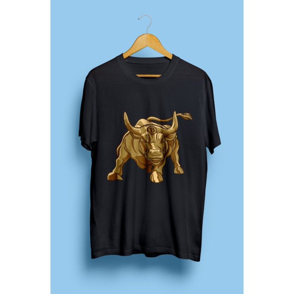 YQYQ Bitcoin Boga Temalı Tasarım Baskılı Tişört Bayan T-shirt Fiyatı