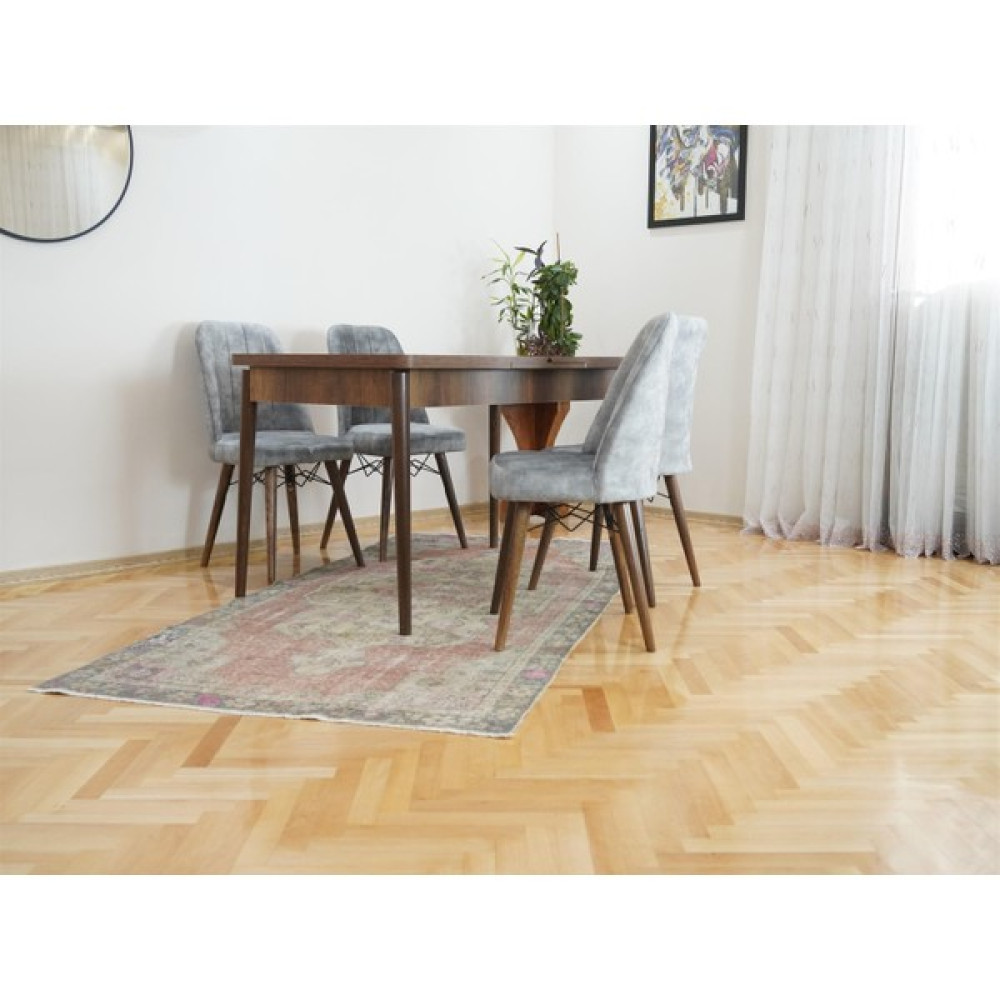 Ysf Woods Eko Model Mürekkep Serisi Masa Takımı/ 4 Sandalye 1 Masa /Mutfak Sandalye Takımı /Açılır Kapanır - Gri Masa - Sandalye Seti / Takımı Fiyatı