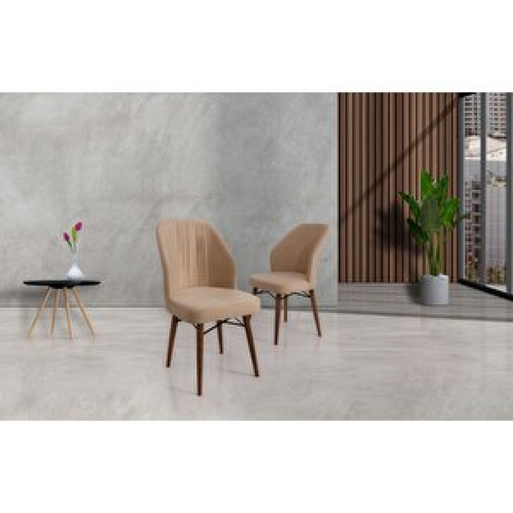 Ysf Woods Yemek Odası Sandalyesi Krem Standart Sandalye Fiyatı