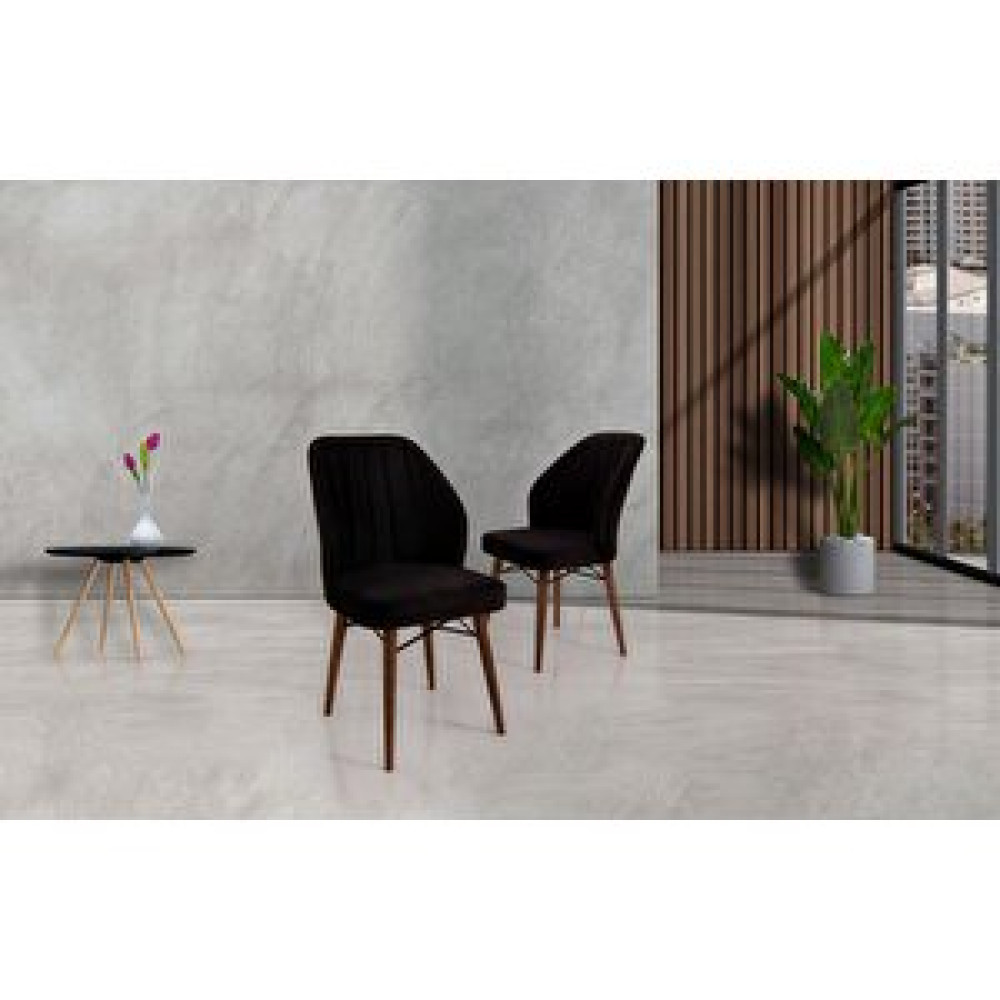 Ysf Woods Yemek Odası Sandalyesi Siyah Standart Sandalye Fiyatı