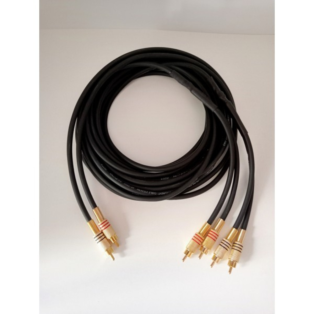 YSN Amfi Rca Kablosu El Yapımı %100 Bakır Parazit Yapmaz 2 Giriş 4 Çıkış Anfi Rca Kablosu 5 Metre Oto Hoparlörleri & SubWoofer Fiyatı