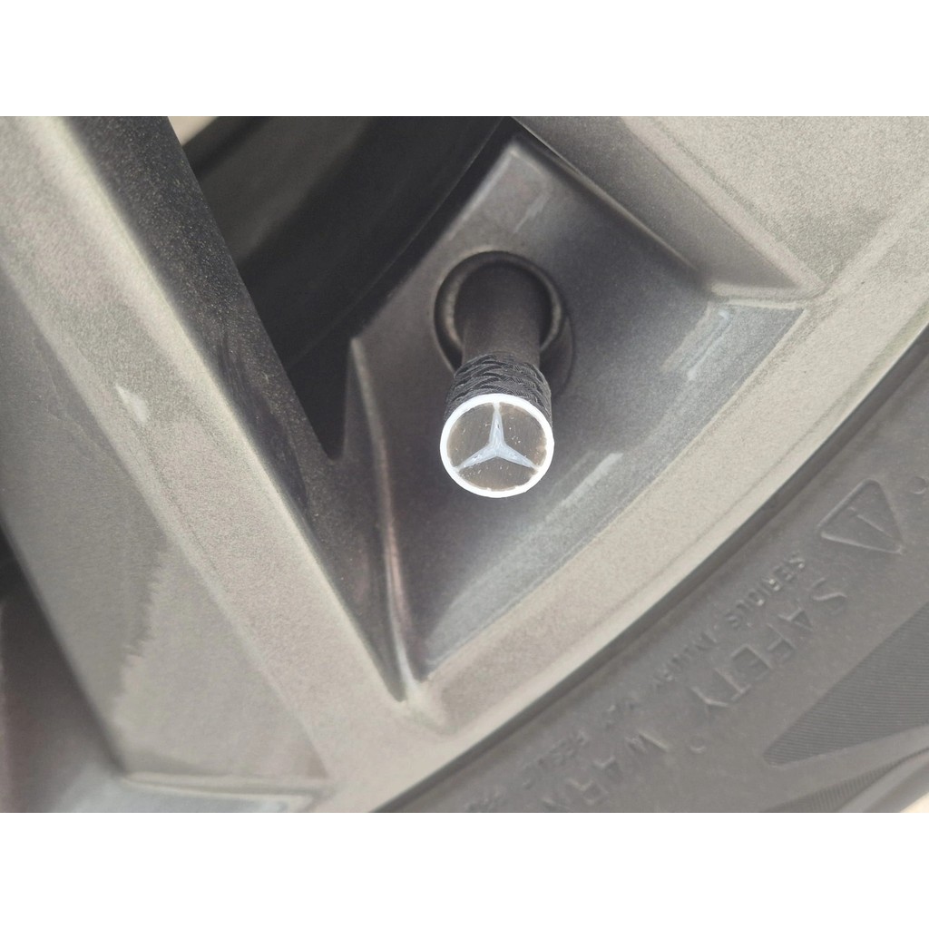YSN Sounds Mercedes Sibop Kapağı , Mercedes & Benz Araç Lastik Sibop Kapağı , Mercedes Araç Tekerlek Sibop Kapağı - 4 Adet - Siyah Diğer Fiyatı