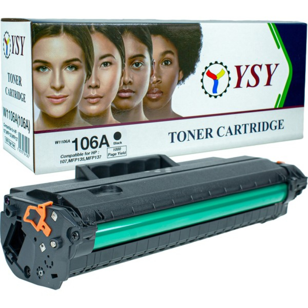 YSY HP 107W 107A HP106A W1106A 1K (1000) Sayfa Verimli Hp Mfp 135 137 138 Muadil Toner (Çipsiz) - Çipsiz Tonerler Fiyatı