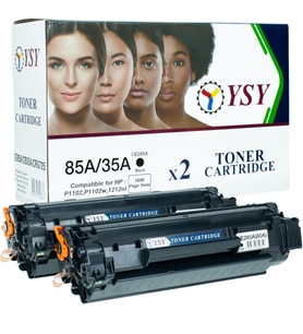 Ysy P1102 CE285A M1212NF P1109W M1217NFW Muadil Toner (Siyah, 2'li Paket) - YSY ÇİPLİ - Siyah Oto Boyaları Fiyatı