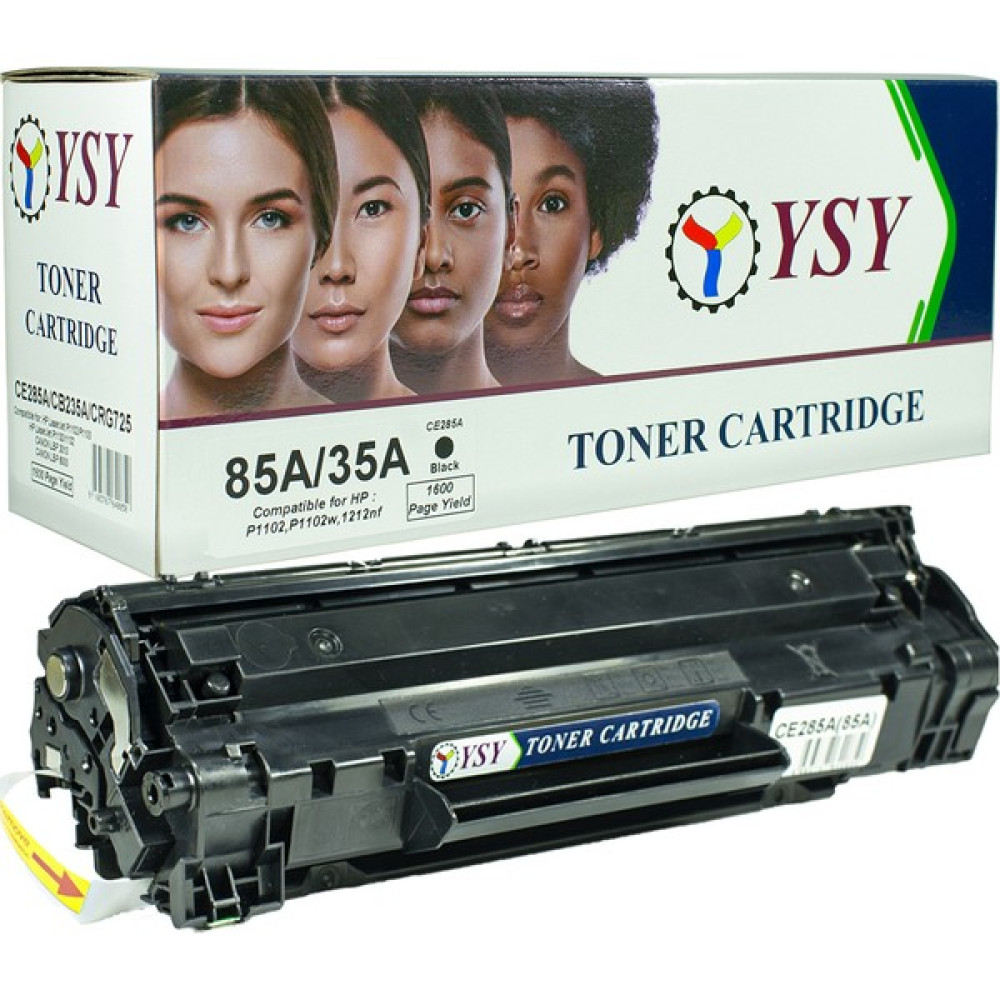 Ysy Hp CE285A M1212 M1212NF Muadil Toner (Çipli) - Siyah - 800 gr Tonerler Fiyatı