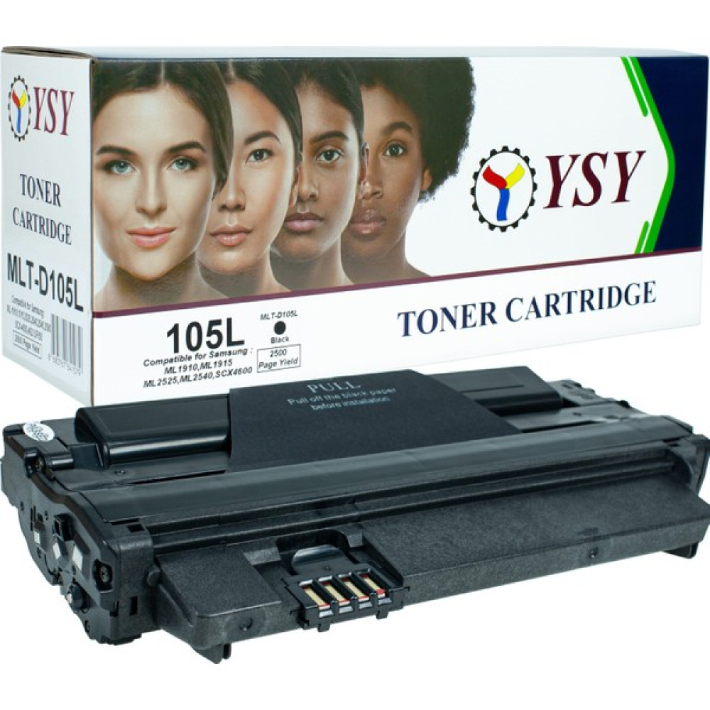 Ysy Samsung MLT-D105L 2500(2.5K) ML1910,ML1915,ML2525,SCX4600,SCX4623 Sayfa Verimli Muadil Toner (Siyah) - Black Tonerler Fiyatı