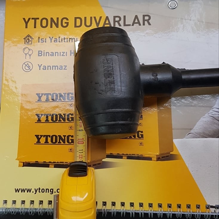 Ytong Gaz Beton Lastik Çekiç 60 Lık Diğer Fiyatı