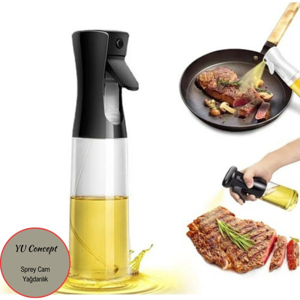 Yu Concept Sprey Cam Yağdanlık, Airfryer Için Yağdanlık, Püskürtmeli Sprey Cam Şişe Zeytinyağı Sirke Yağ Püskürtücü Mutfak Gereçleri Fiyatı