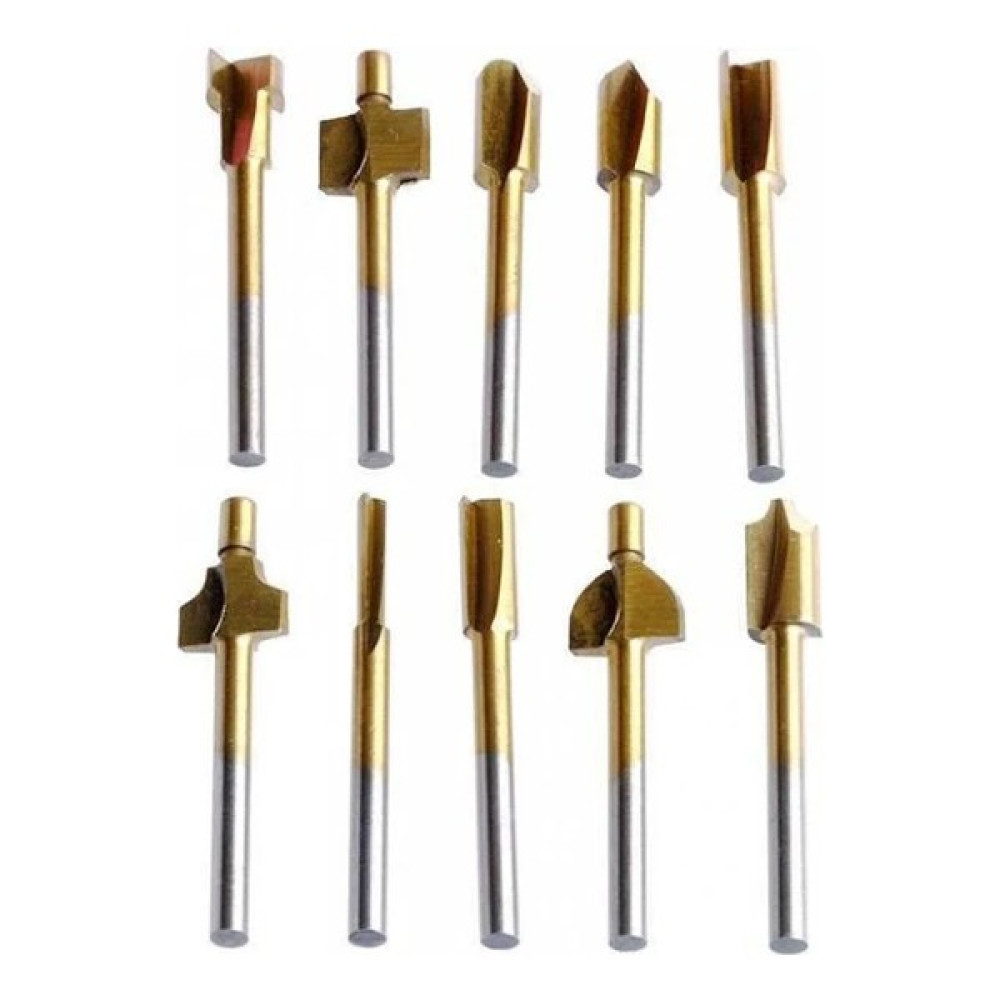 Yu-Su Tools Freze Uç Ahşap Oyma 10 Parça Hss Gravür Matkap Uç 3,2 mm Elektrikli El Aletleri Fiyatı