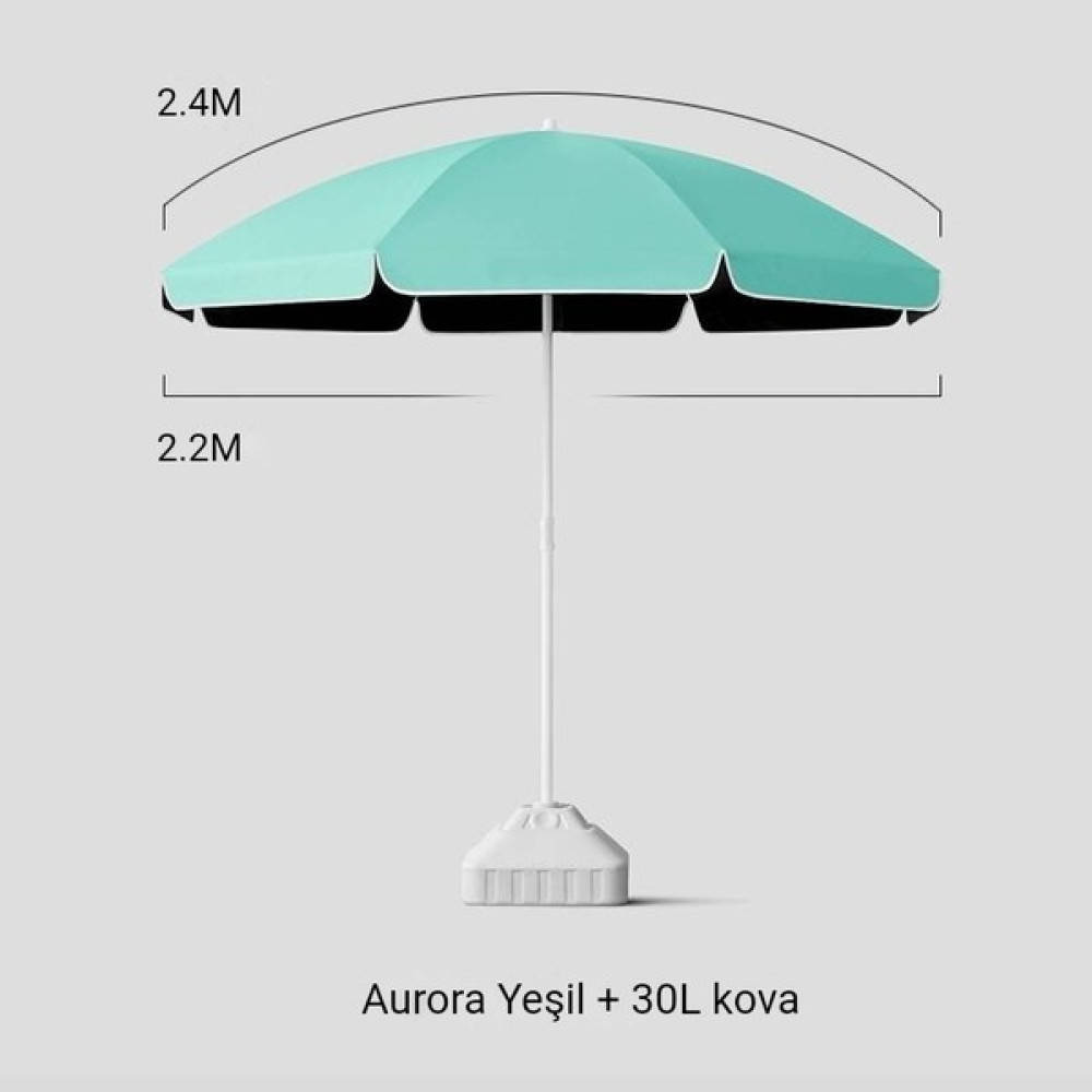 Yu Zunchi Güneş Şemsiyesi Açık Şemsiye Büyük Şemsiye Büyük Ticari Gece Pazarı Durak Şemsiye Bahçe Güneş Koruması (Yurt Dışından) - 2,4 x 2,4 m Bahçe Şemsiyesi Fiyatı