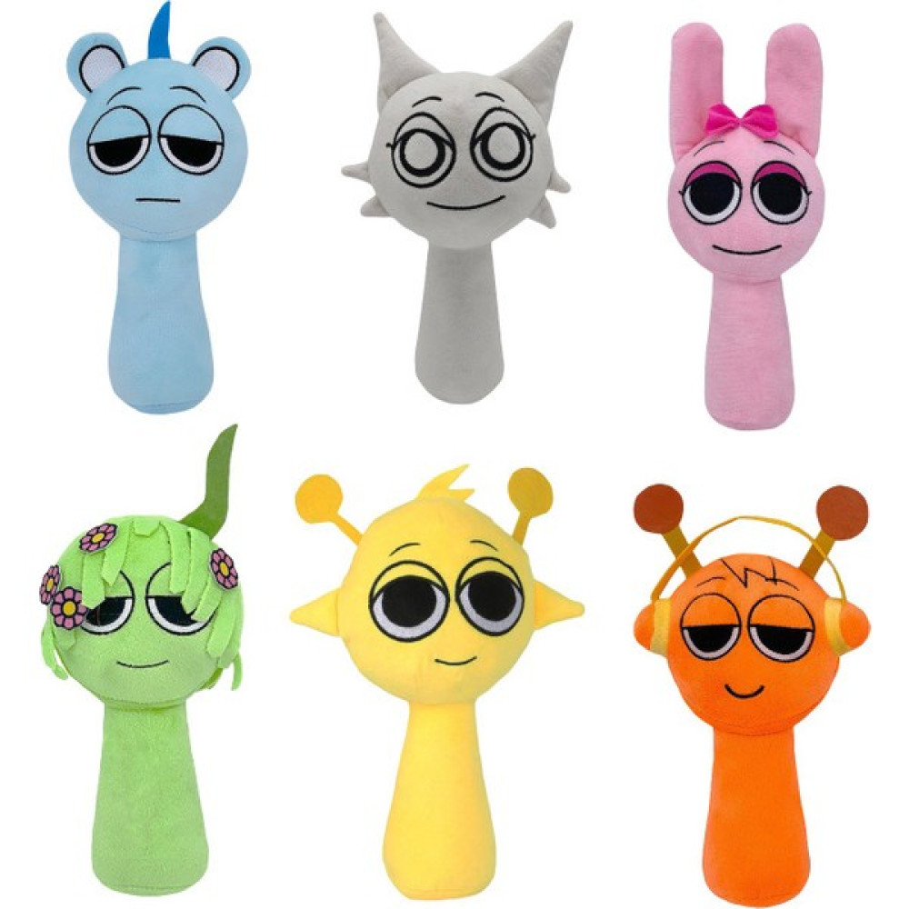 Yuandong 6 Parça Set 25CM Sprunki Oyuncak Peluş Ritim Kutusu (Yurt Dışından) - Rengarenk Oto Boyaları Fiyatı