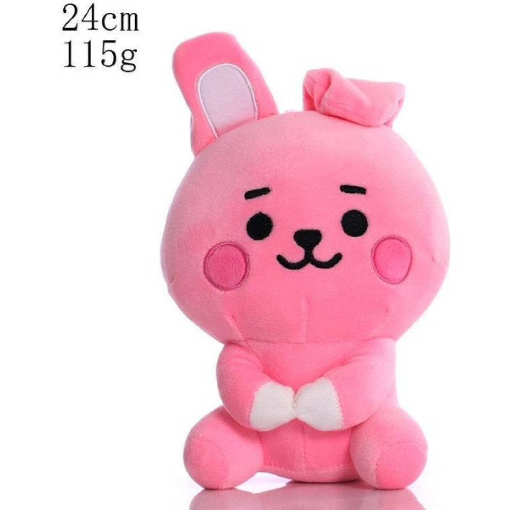 Yuandong BT21 Sevimli Karikatür Peluş Bebek - pembe - 24cm Peluş Oyuncaklar Fiyatı
