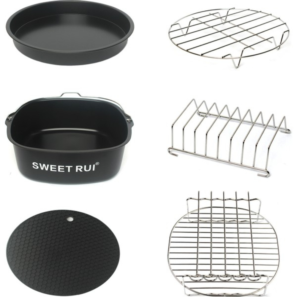 Yuandong Hava Fritözü Aksesuarları 6 Adet Kare, Philips Airfryer Xxl HD9630 HD9650 Ile Uyumlu (Yurt Dışından) - Karbon Çelik Oto Boyaları Fiyatı