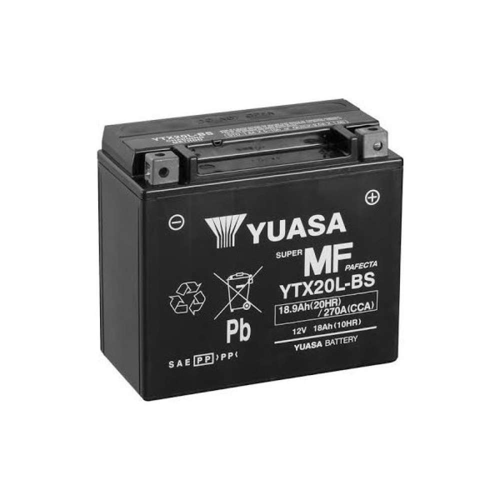 Yuasa Akü Yuasa Ytx20L-Bs 12V18Ah Kymco Mxu 450 500 Honda Goldwıng Gl1800 Yamaha Xvs 1300 1600 Xv1600 Akü Fiyatı