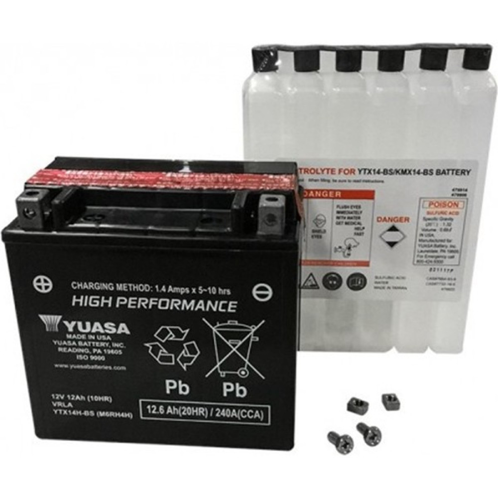 Yuasa Bmw K1200S Akü (2004 - 2008) Yuasa YTX14-BS 12V12 Ah Akü Fiyatı