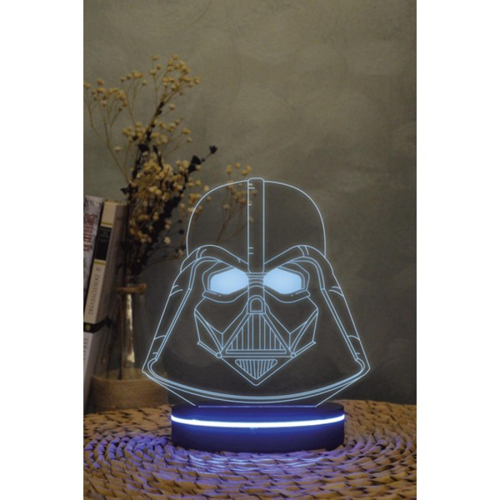 Yubi Design Darth Vader , Star Wars - 3 Boyutlu 16 Renk Dekoratif Gece Lambası 3d Elektrik ve Aydınlatma Fiyatı