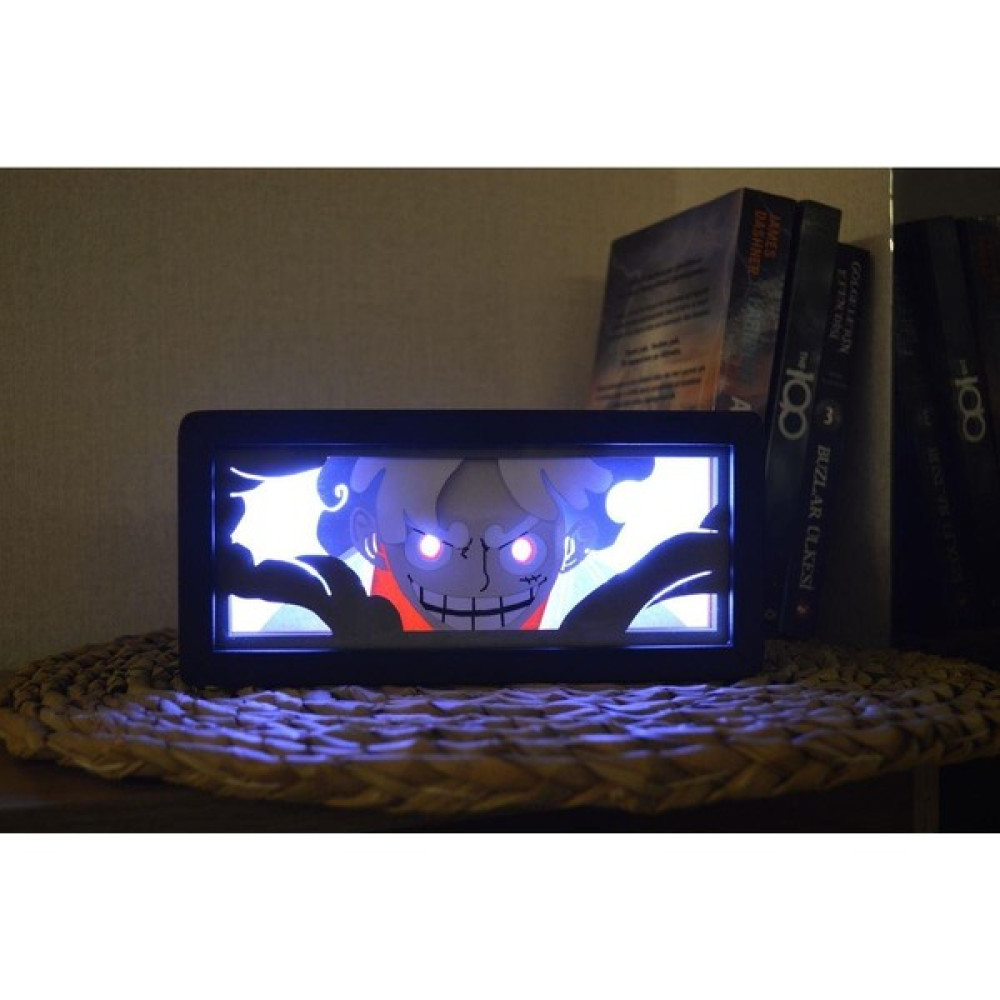 Yubi Design Luffy , Gear 5, Nika ,One Piece - Işık Kutusu, Gölge Kutusu, Anime Elektrik ve Aydınlatma Fiyatı