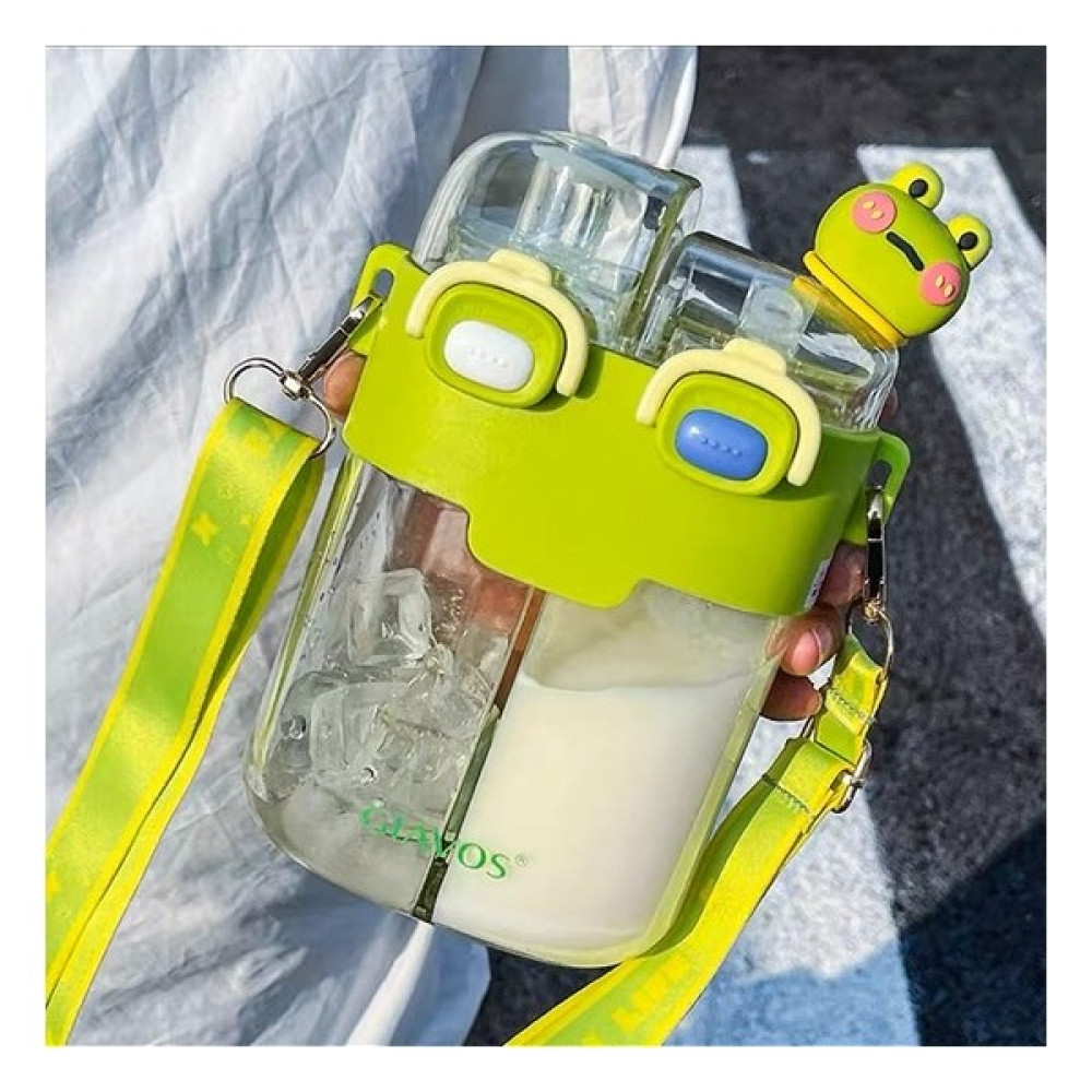 Yucama Pipetler ile Çocuk Şişesi Sevimli Ket Sütü Yaz Taşınabilir Çift Içecek Karikatür Karikatür Spor Taşınabilir Şişe-Sarı Büyük 780ML (Yurt Dışından) - Ölçü - su şişesi - Yeşil Oto Boyaları Fiyatı