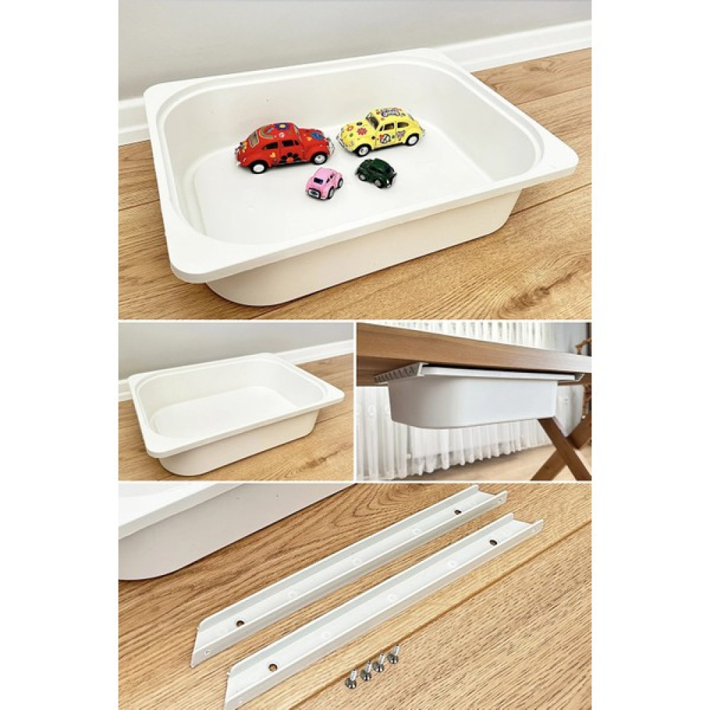 Yüceer Home Montessori Aktivite Oyuncak Saklama Kutusu 41 x 30,5 x 10 cm Çocuklar Için Aktivite Kutusu - Beyaz Bebek Oyuncakları Fiyatı