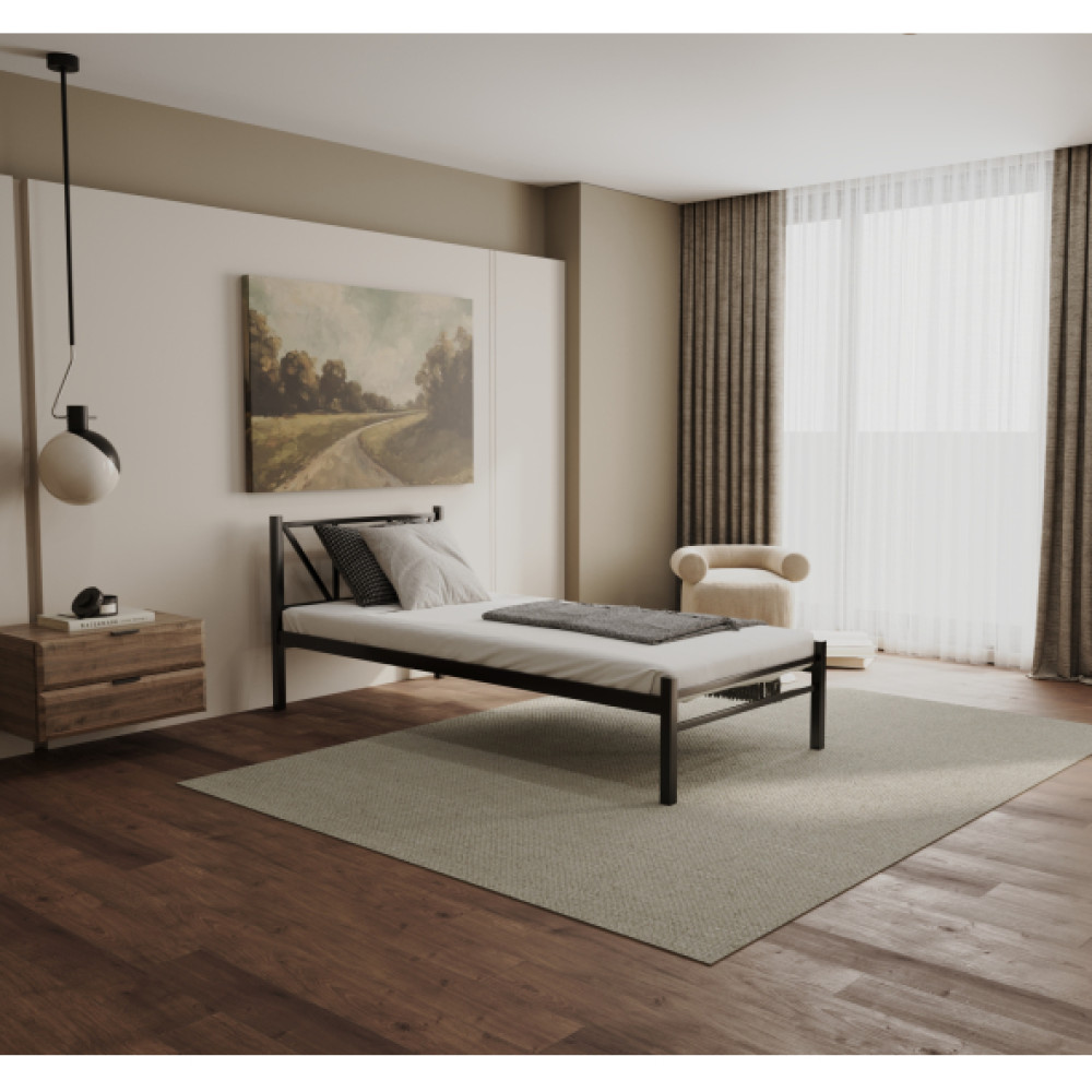 Yuceer Home Tek Kisilik Metal Karyola Ortopedik Ferforje Karyola 90X200 Cm Oda Mobilyası Takımı Fiyatı
