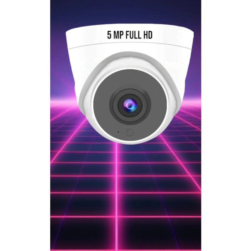 Yücelbey26 5 Mp 3.6 mm Sony Lensli 1080P 5 Mp Gürüntü 6 Atom LED Full Hd gece Renklı hd Güvenlik Kameraları Fiyatı