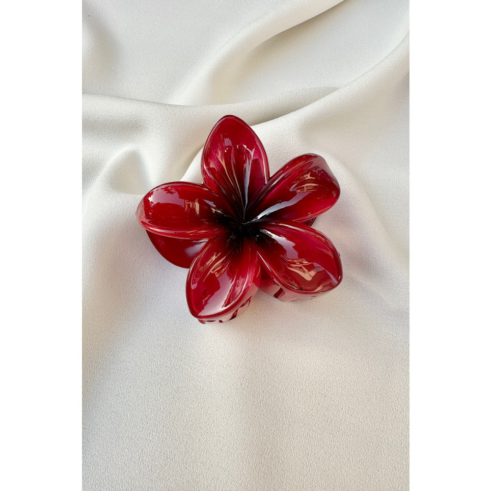 yucelique Hibiskus Çiçekli Emi Jay Tasarım Mandal Saç Tokası (7.5 cm). Toka, Taç & Saç Bandı Fiyatı
