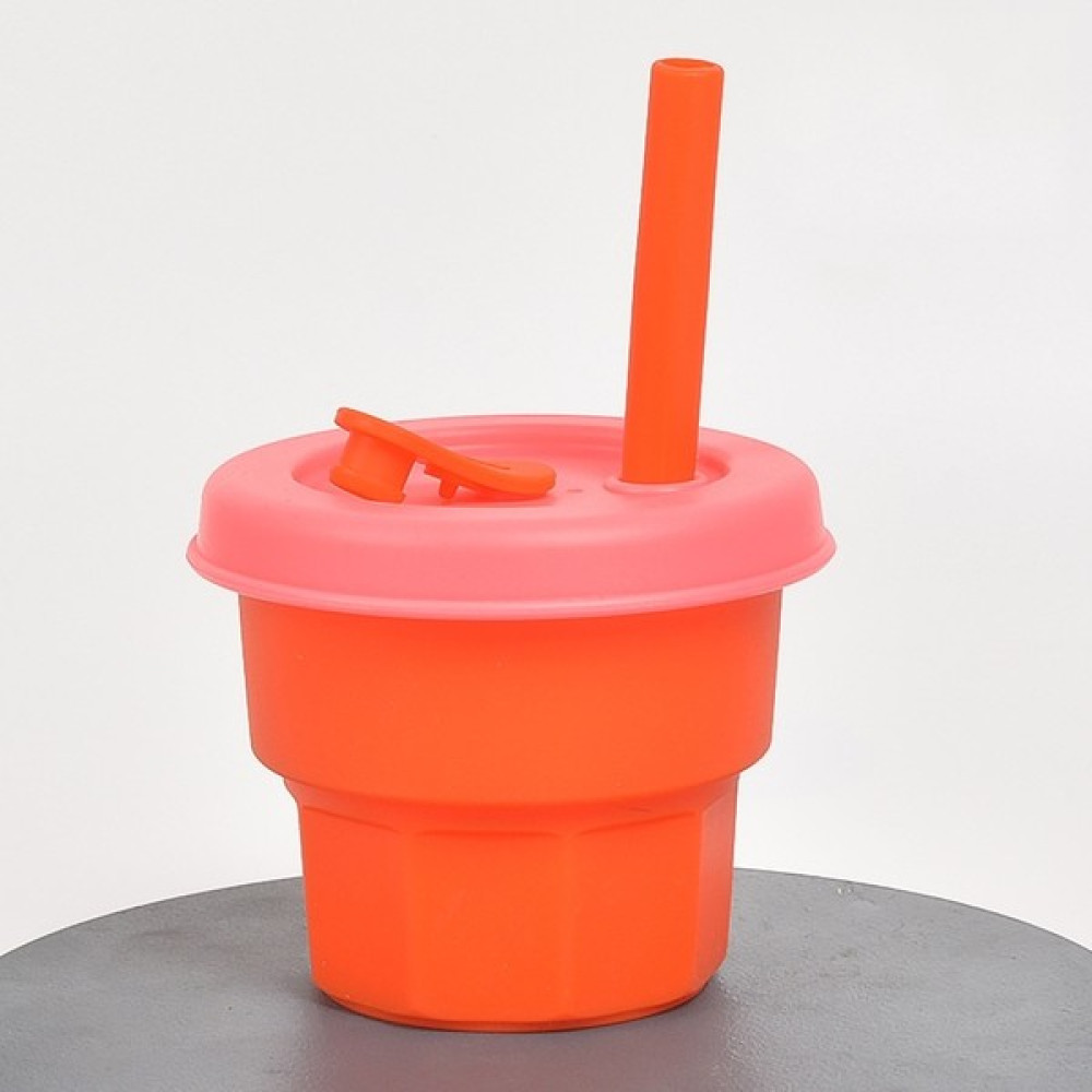 Yue Store Saman Fincan Turuncu Bardak + Kiraz Çiçeği Pembe Kapak (300ML) (Yurt Dışından) Fincan / Bardak / Kahve Takımı Fiyatı