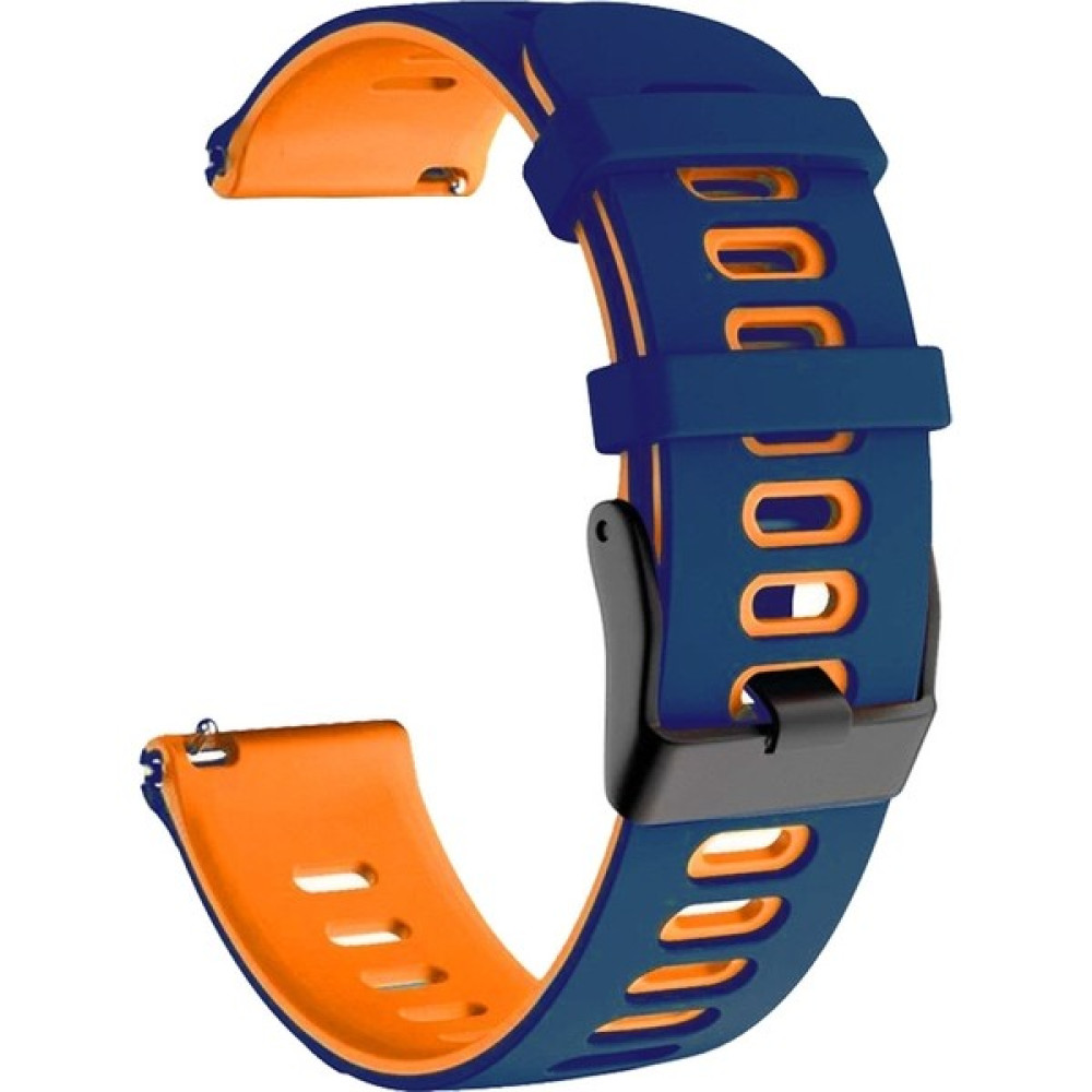 Yue Store Store Için 22MM Silikon Kayış Gs Pro Dark Mavi+Turuncu (Yurt Dışından) - Mavi - Turuncu Giyilebilir Teknoloji Aksesuarları Fiyatı