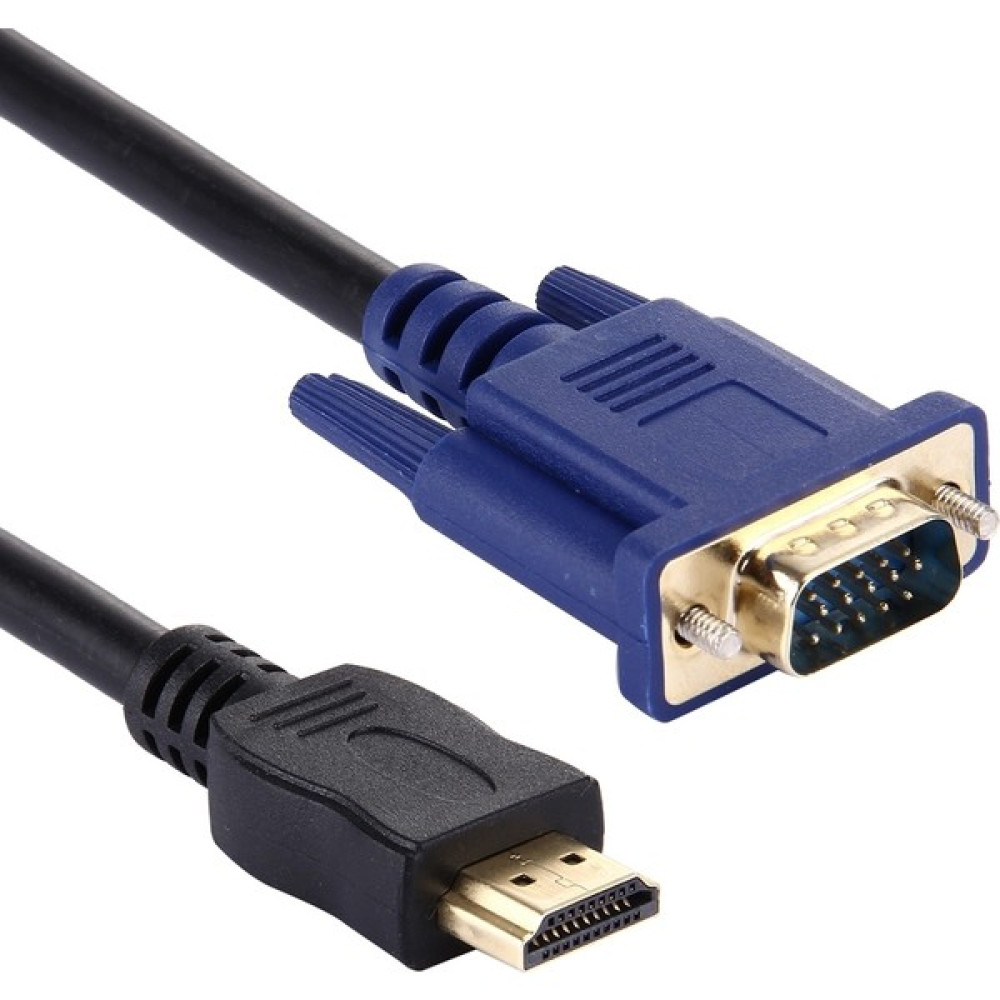 Yuekeda 1.8m HDMI Erkek - VGA Erkek 15PIN Video Kablosu (Yurt Dışından) HDMI Kablo Fiyatı