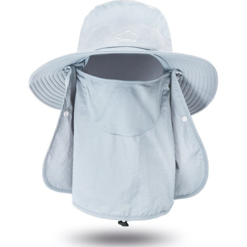 Yuekeda Açık Havada Çabuk Kuruyan Güneş Koruyucu Nefes Alabilen Güneş Şapkası Açık Gri (Yurt Dışından) Bere & Kep (Outdoor) Fiyatı