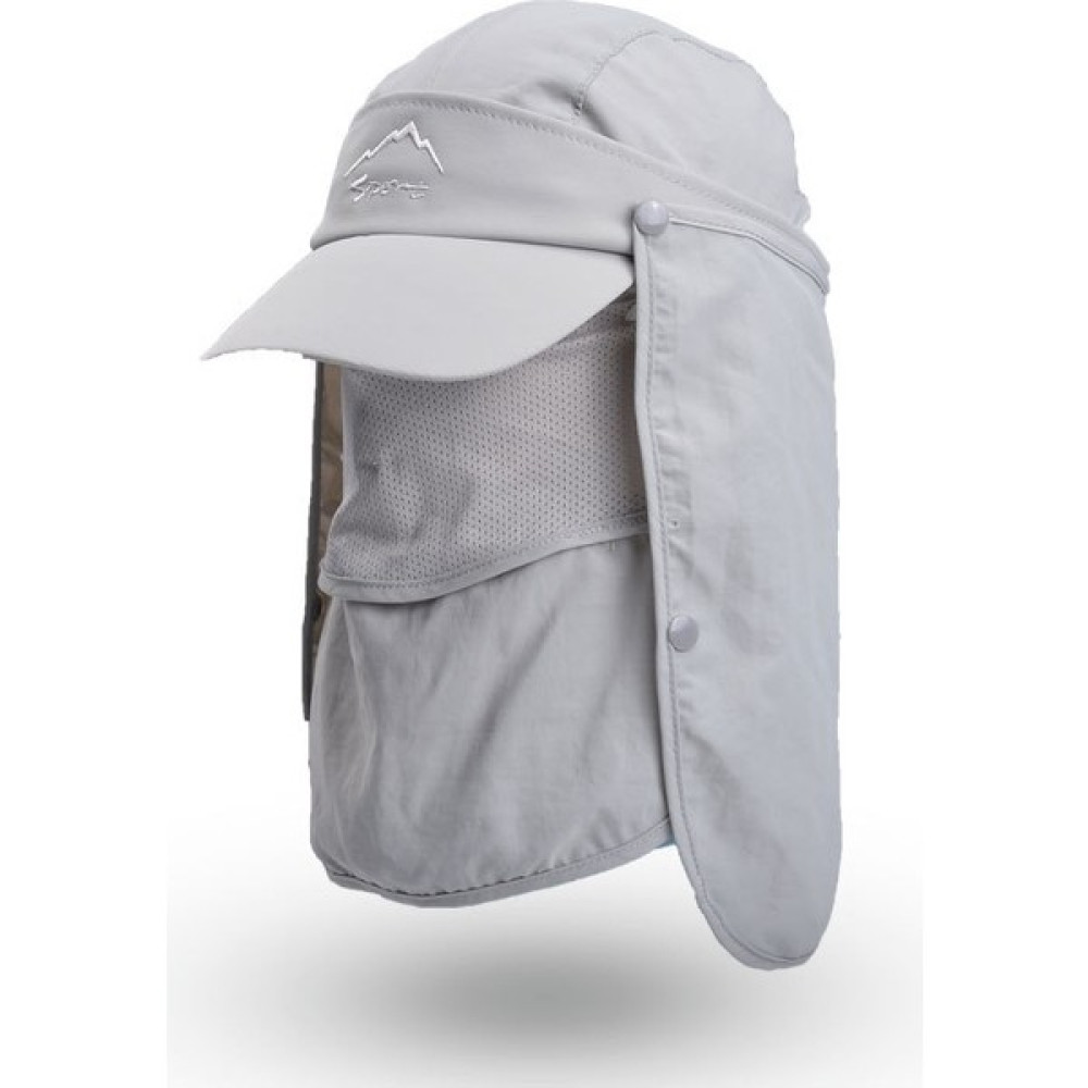 Yuekeda Çok Fonksiyonlu Güneş Şapkası Açık Gri (Yurt Dışından) Bere & Kep (Outdoor) Fiyatı