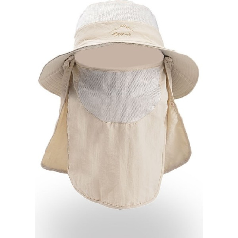 Yuekeda Dış Mekan Çabuk Kuruyan Güneş Koruyucu Nefes Alabilen Güneş Şapkası Bej (Yurt Dışından) Bere & Kep (Outdoor) Fiyatı