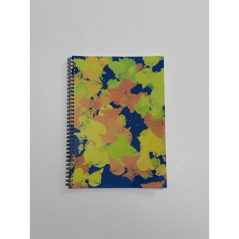 Yuel's Note-Book A4 60 YAPRAK(120 Sayfa) Çizgili Spiralli Parlak Kapaklı Tasarım Desenli Defter - Gri Spiralli Defter Fiyatı