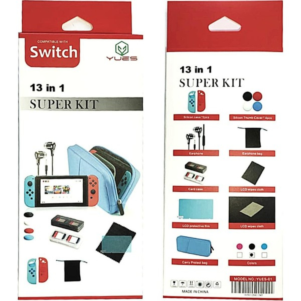 Yues Nintendo Switch 13IN1 Super Kit Çanta ve Aksesuar Seti Nintendo Oyunları Fiyatı