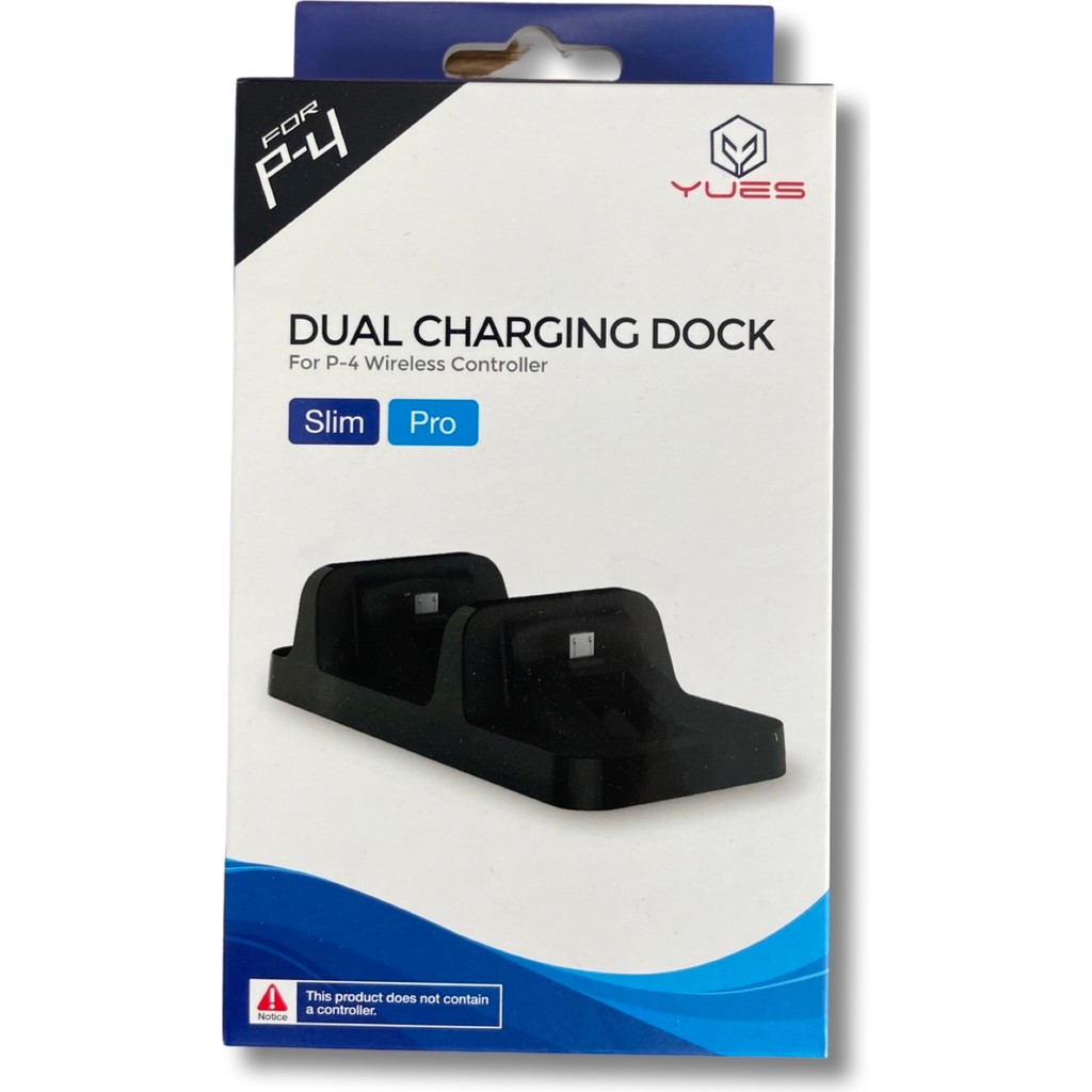 YUES PS4 DualShock 4 Şarj Standı – Kaymaz Tabanlı, Güvenli Dock, Plastik Malzeme Xbox Oyun Kolu ve Aksesuarları Fiyatı