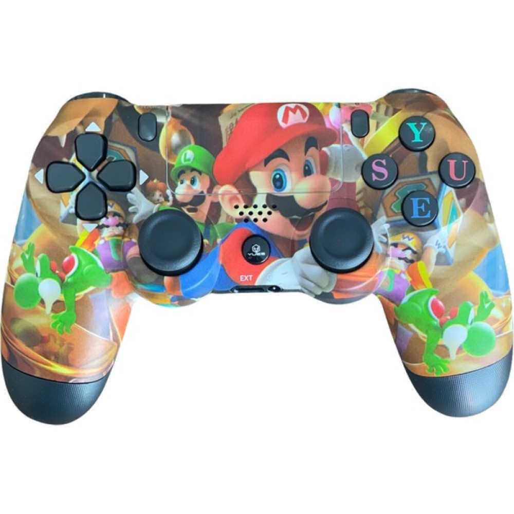 Yues Ps4 Uyumlu Dualshock 4 Kablosuz Joystick Wireless PS4 Oyun Kolu Mario (Ps4 / Pc Uyumlu) + Şarj Kablosu PlayStation 4 PS4 Oyunları Fiyatı