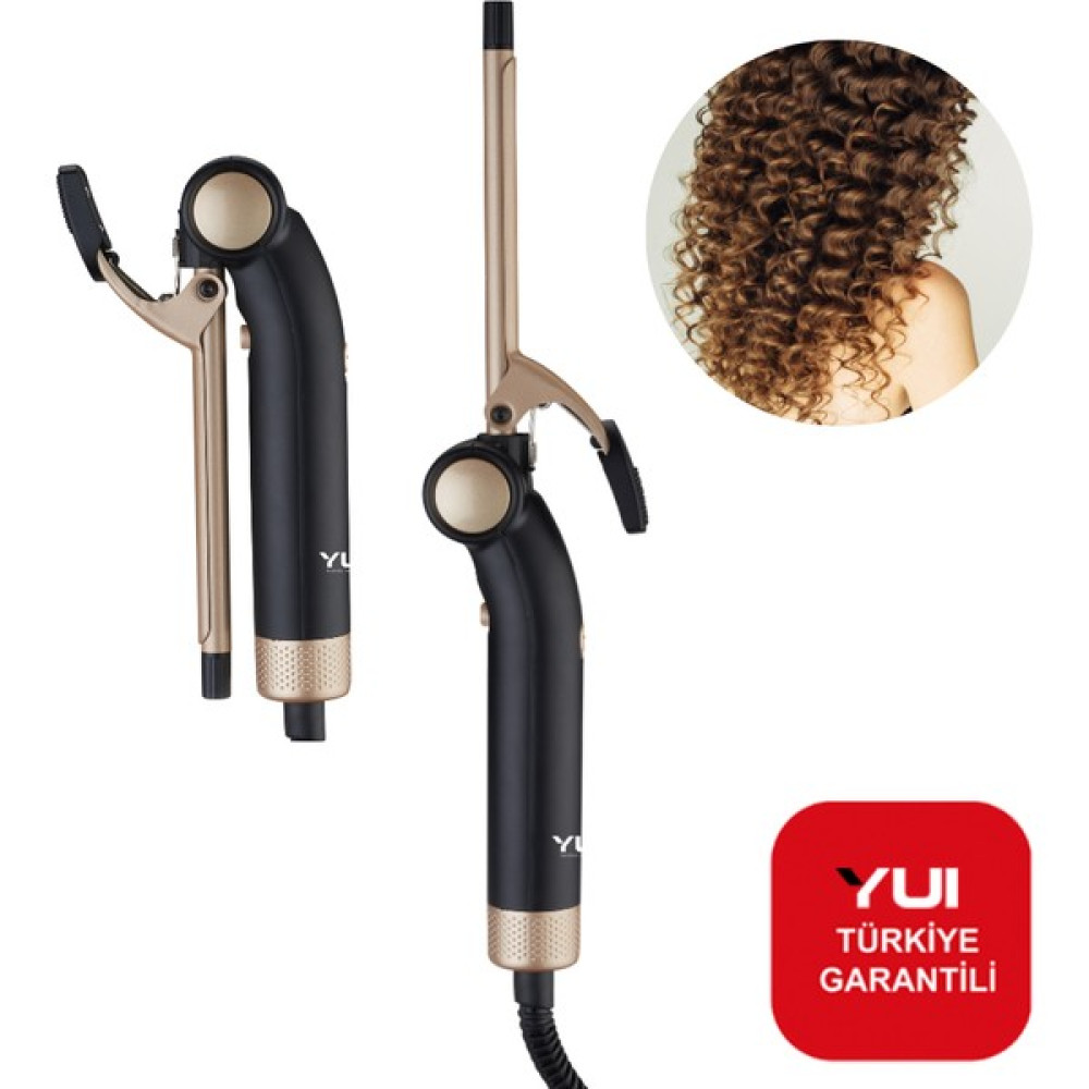 Yui KB3038 Afro Dalga 9 Mm. Kıvırcık Saç Maşası Seramik Plaka Katlanabilir Maşa (Yui Türkiye Garantili) - Siyah Saç Şekillendiriciler Fiyatı