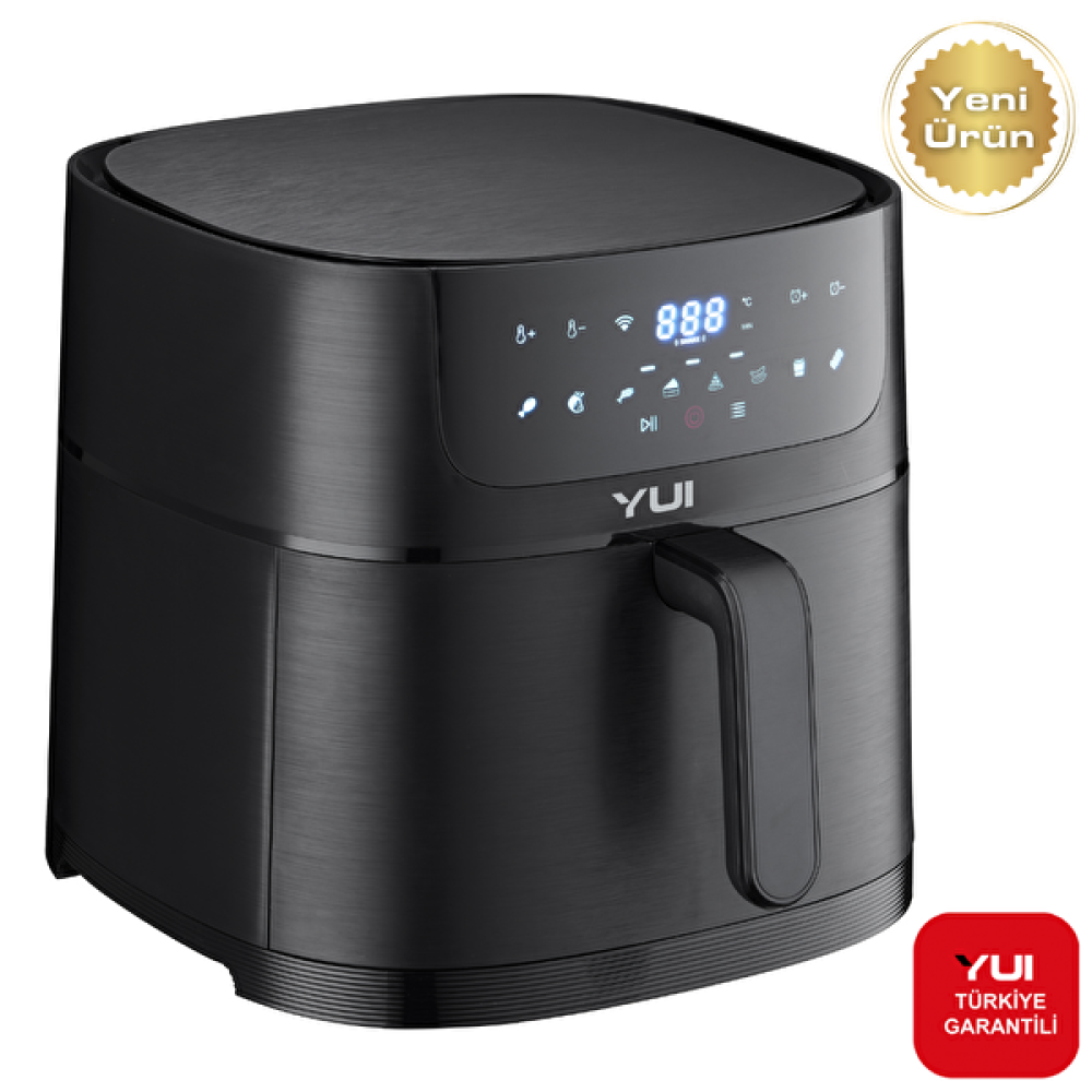 Yui M50 Maxifry XXL 8 L Smart Airfryer Dokunmatik Sıcak Hava Fritöz Fritözler Fiyatı